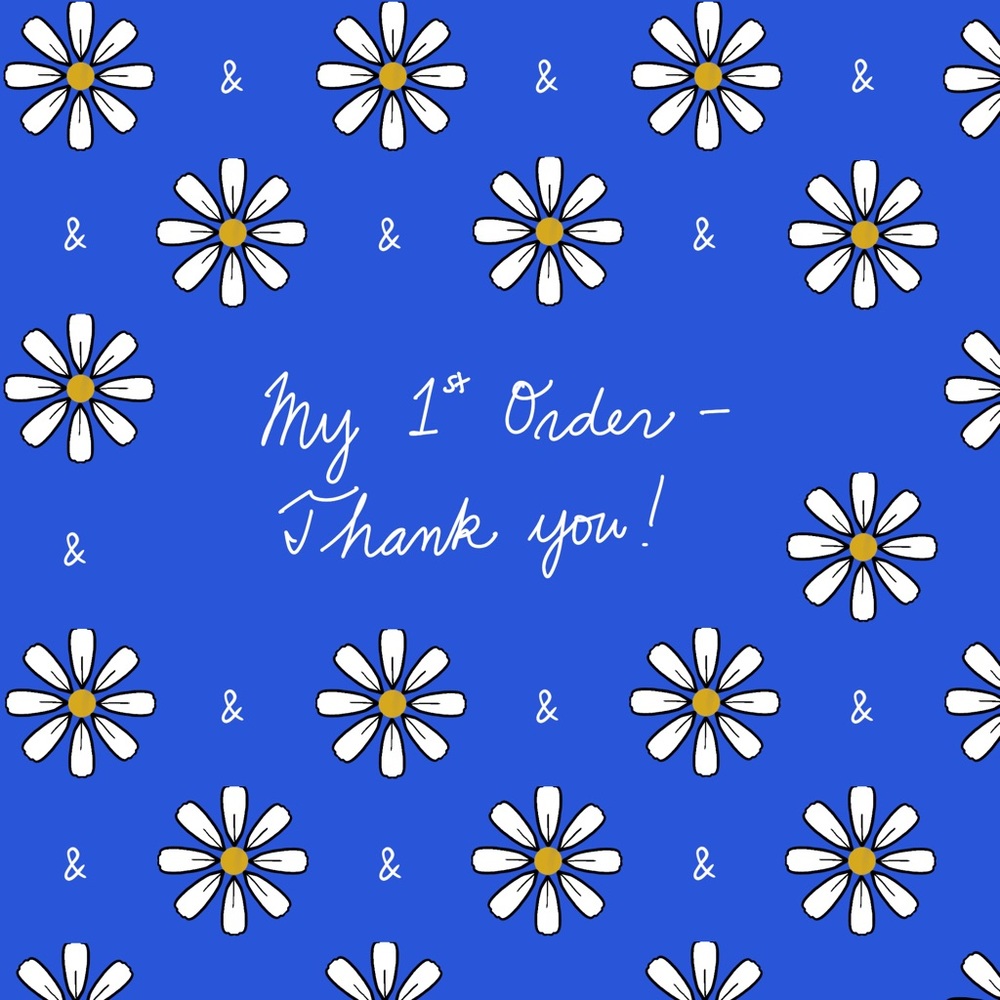 Thank you for my very first sale!